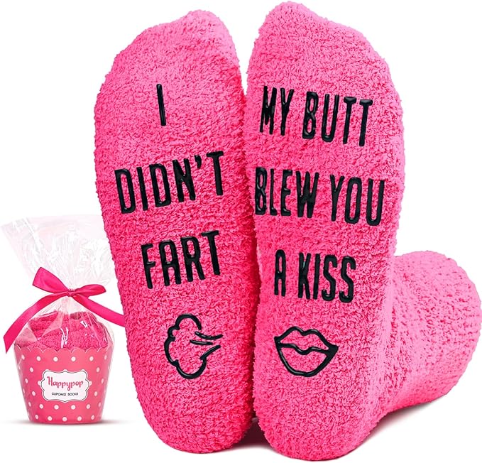 Cute Fart Socks - Funny gag gift product image